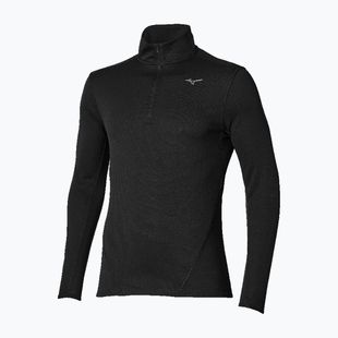 Мъжка блуза за бягане с дълъг ръкав Mizuno Tech Thermal Charge Breath Thermo Half Zip Long Sleeve Tee black