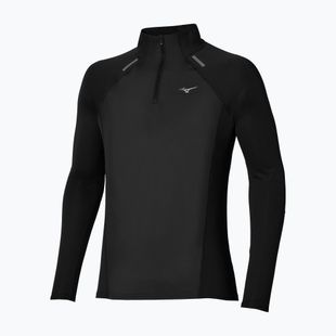 Мъжка блуза за бягане с дълъг ръкав Mizuno Active Dryaeroflow Hybrid Long Sleeve Top Black