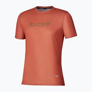 Мъжка тениска за бягане Mizuno Core Graphic Short Sleeve ginger