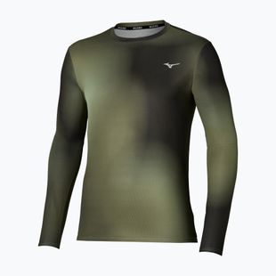 Мъжка блуза за бягане с дълъг ръкав Mizuno Core Graphic Long Sleeve Tee Forest Night