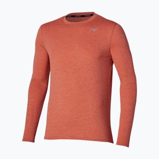 Мъжка блуза за бягане с дълъг ръкав Mizuno Core Impulse Long Sleeve Tee ginger