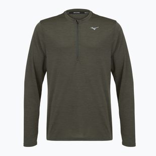Мъжки суитшърт за бягане Mizuno Core Impulse Half Zip Long Sleeve Tee forest night
