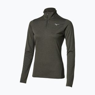 Дамски суитшърт за бягане Mizuno Core Impulse Half Zip Long Sleeve Tee forest night