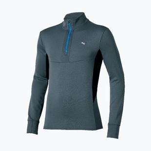 Мъжки суитшърт за бягане Mizuno Active Warmalite Half Zip Long Sleeve Top dark slate