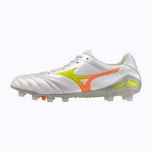 Футболни обувки Mizuno Monarcida Neo III Elite FG white/evening primrose/lava orange