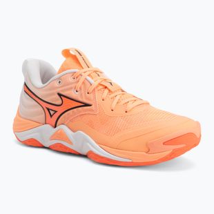 Обувки за волейбол Mizuno Wave Momentum Elite flamingo coral/lava orange/white