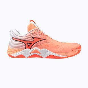 Обувки за волейбол Mizuno Wave Momentum Elite flamingo coral/lava orange/white