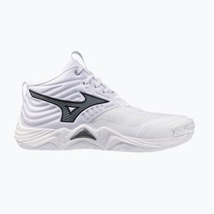 Обувки за волейбол Mizuno Wave Momentum Elite Mid white/metallic gray/black