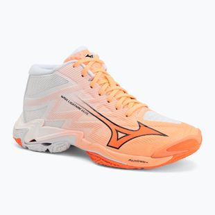 Обувки за волейбол Mizuno Wave Lightning Elite Mid Flamingo Coral/Lava Orange/White