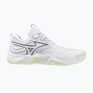 Дамски обувки за волейбол Mizuno Wave Momentum Elite white/balsam green/ambrosia