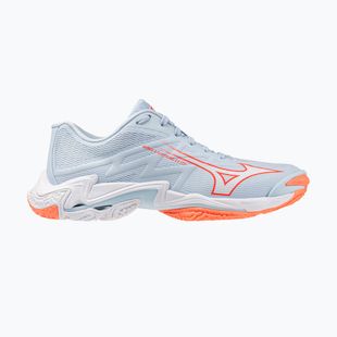 Дамски обувки за волейбол Mizuno Wave Lightning Elite blue finch/white/lava orange