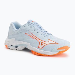 Дамски обувки за волейбол Mizuno Wave Lightning Elite blue finch/white/lava orange