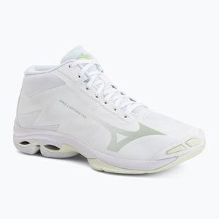 Дамски обувки за волейбол Mizuno Wave Lightning Pro Mid white/aqua gray/ambrosia