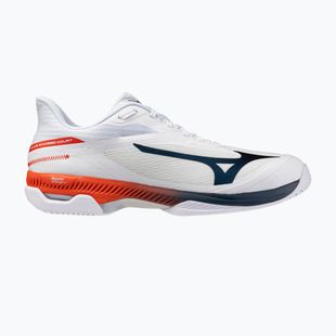 Мъжки обувки за тенис Mizuno Wave Exceed Court AC white/insignia blue/orange