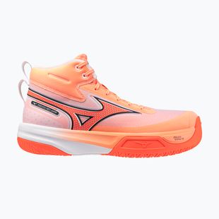 Обувки за волейбол Mizuno Neo Jump Mid flamingo coral/lava orange/white