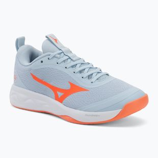 Дамски обувки за волейбол Mizuno Wave Luminous Pro blue finch/lava orange/flamingo coral