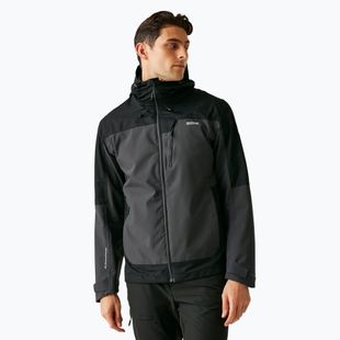Мъжко дъждобранно яке REGATTA Highton Stretch IV ash/black