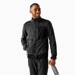 Мъжки суитшърт REGATTA Baslinn ash marl/black