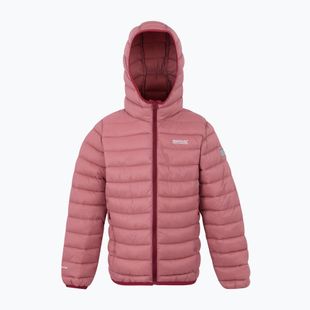 Детско яке REGATTA Hooded Marizion dusty rose/dark pimiento