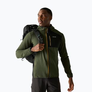 Мъжки поларен суитшърт REGATTA Alven dark khaki/black
