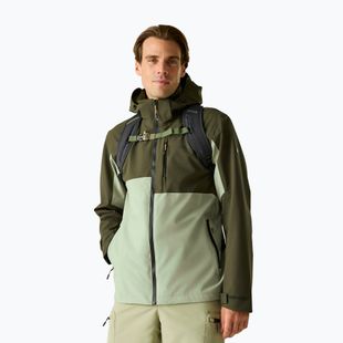 Мъжко яке за дъжд REGATTA Waterproof Shell Bosfield light sage/dark khaki