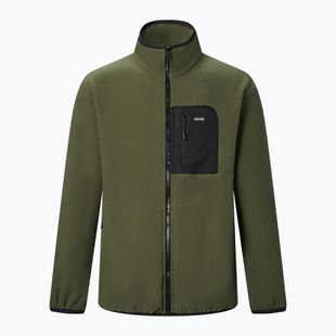 Мъжки поларен суитшърт REGATTA  Frankie Full Zip Fleece dark khaki/black