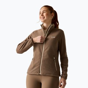 Дамски поларен суитшърт Regatta Floreo IV mocha/light vanilla