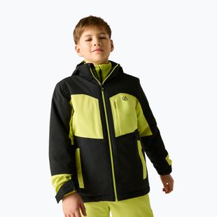 Детско скиорско яке Dare2B Rip It Jacket black/wild lime