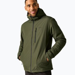 Мъжко яке за дъжд REGATTA Allston dark khaki/wood brown