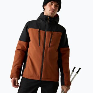 Мъжко яке за дъжд Regatta Highton Stretch Padded Jacket burnt henna/black