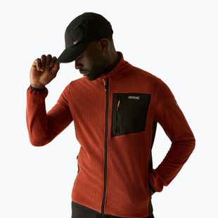 Мъжки поларен суитшърт REGATTA Eadle burnt henna/black