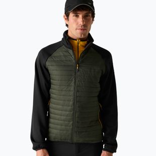 Мъжко хибридно яке REGATTA Clumber Hybrid dark khaki/black/sunset
