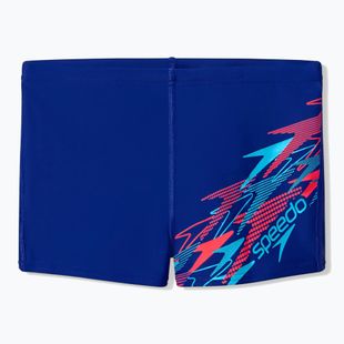 Момчешки бански боксерки Speedo Medley Logo Aquashort night watch/Hhyper teal