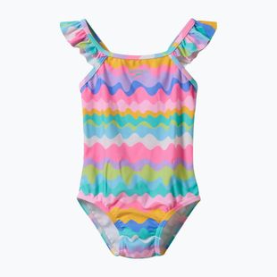 Детски цял бански костюм Speedo Ruffle citrus green