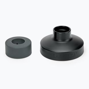 Капачка за бутилки със сламка Kambukka Monza сива/черна