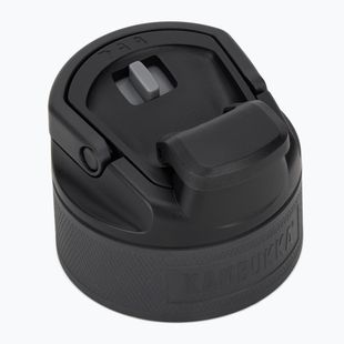 Капачка за чаша Kambukka 3-in-1 Hydration Elton black steel