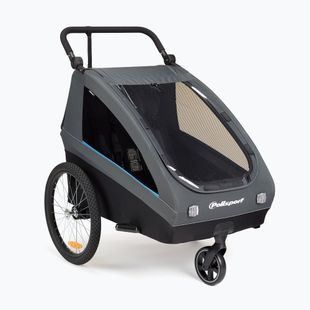 Велосипедно ремарке  Polisport Kids Trailer&Stroller black/grey