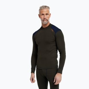 Мъжки термоактивен суитшърт Dovre Folded Collar khaki