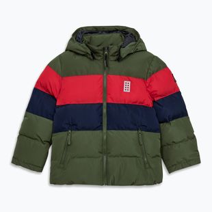 Детско яке LEGO Lwjipe 705 dark green