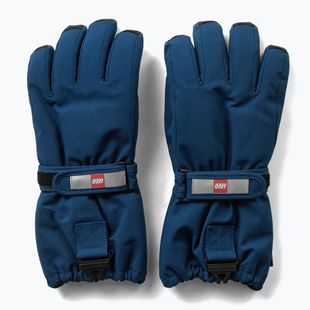 Детски скиорски ръкавици LEGO Lwatlin 700 dark blue