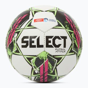Футболна топка SELECT Futsal Attack Fogo Ekstraklasa white/pink размер 4