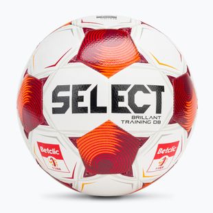 Футболна топка SELECT Brillant Training Betclic v25 white/red размер 5