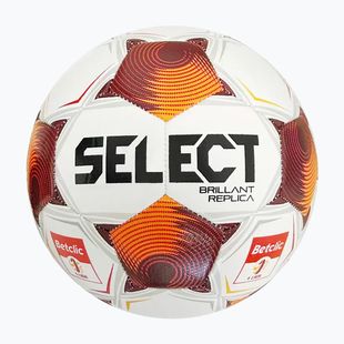 Футболна топка SELECT Brillant Replica Betclic v25 white/red размер 5