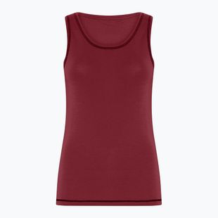 Дамска термоактивна тениска Dovre Wool Singlet burgundy