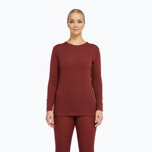 Дамски термоактивен суитшърт Dovre Wool burgundy
