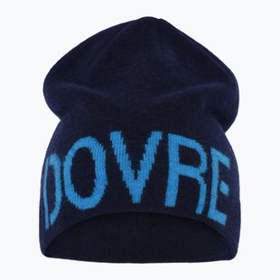Мъжка зимна шапка Dovre Wool Logo Beanie blue
