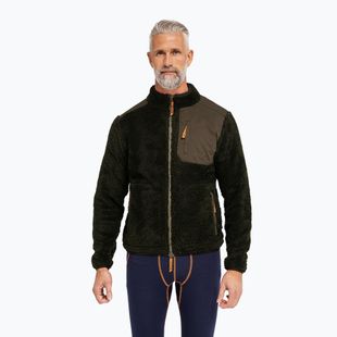 Мъжки поларен суитшърт Dovre Teddy Fleece green