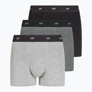 Мъжки боксерки CR7 Bamboo Trunk FSC 3 чифта black/dark grey/grey