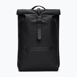 Градска раница Rains Rucksack Rolltop 13 + 4 l black
