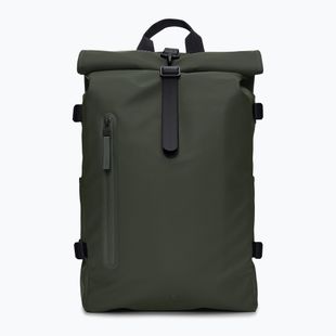 Градска раница Rains Rolltop Rucksack Large 23 l green